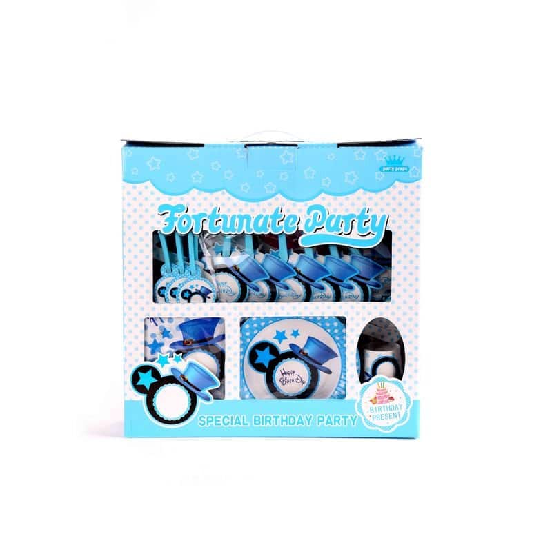 Fон на подарък за рожден ден, тематичен комплект за парти, костюми и декорации за специални празници, Party Deluxe, идеи за детски игри и веселие.