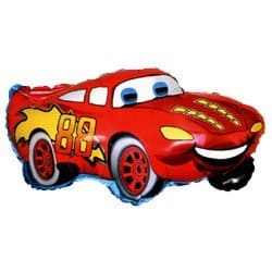 Осветена детска маскарадна количка с дизайна на АЛИ мащабна анимационна кола, подходяща за детски партита и събития.