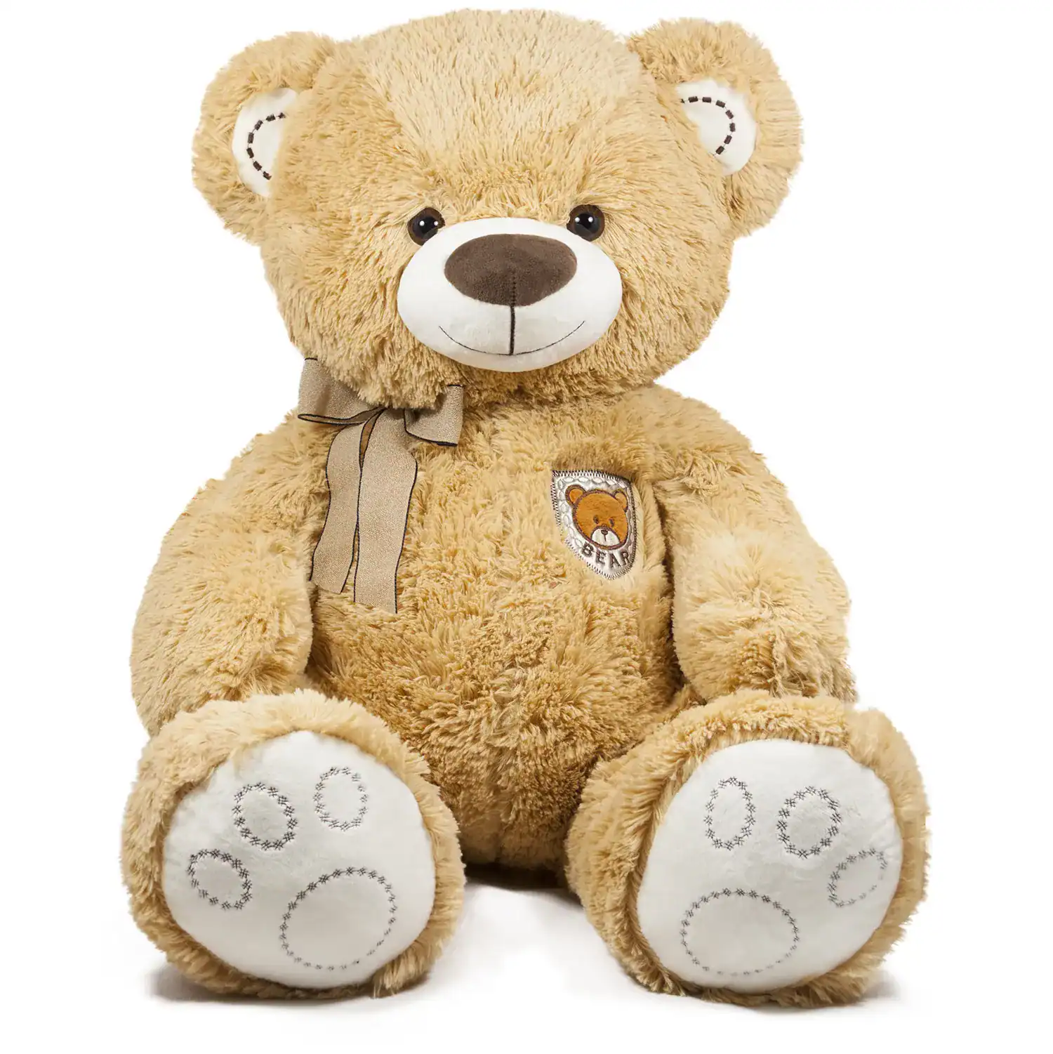 Мек малък плюшен мечок с кафяво ан funko стил, подходящ за детски рожден ден и подарък за деца.